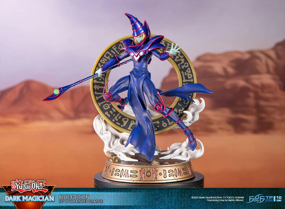 First 4 Figures: Yu-Gi-Oh! Dark Magician (Blue) Standard PVC Statue