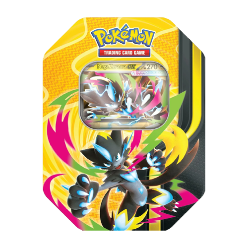 Pokémon TCG: Mega Evolutions - Mega Forces Tins (Mega Dragonite EX, Mega Darkrai EX and Mega Zeraora EX)