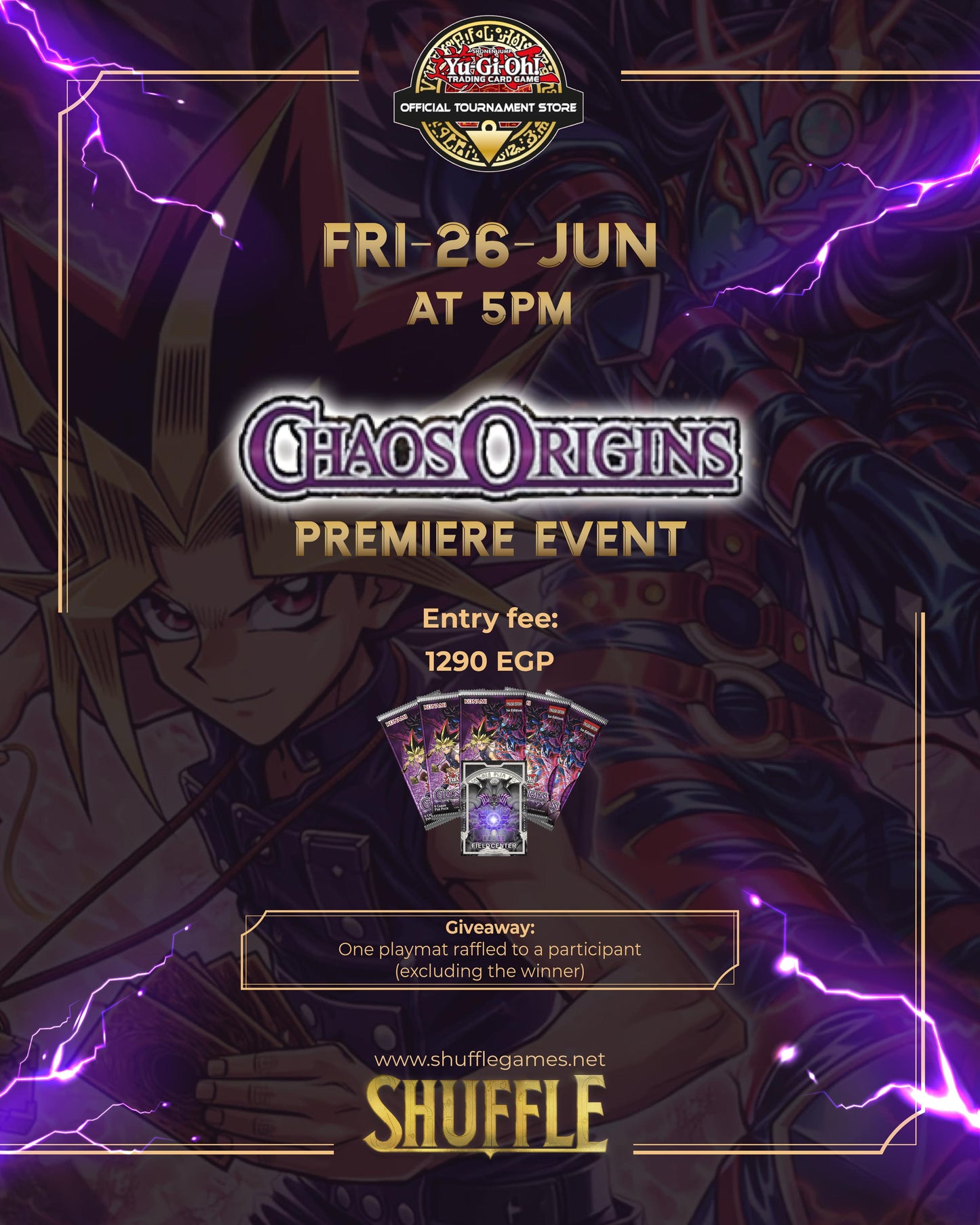 Chaos Origins Premiere Event Entry