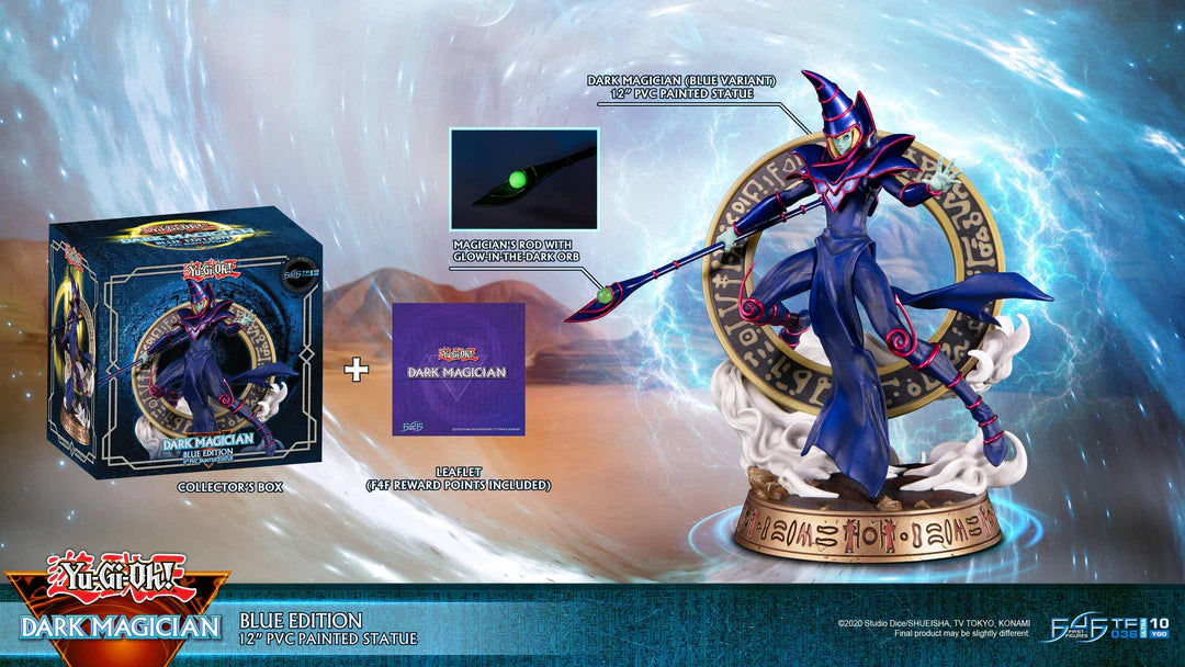 First 4 Figures: Yu-Gi-Oh! Dark Magician (Blue) Standard PVC Statue