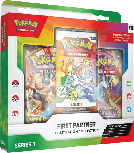 Pokémon TCG: Mega Evolution Ascended Heroes - First Partner Illustration Collection Series 1