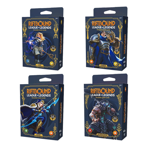 Riftbound: Legacy - Champion Decks (Tryndamere, Ashe, Lux and Garen)