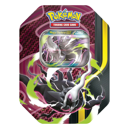 Pokémon TCG: Mega Evolutions - Mega Forces Tins (Mega Dragonite EX, Mega Darkrai EX and Mega Zeraora EX)