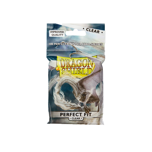 Dragon Shield: Standard Perfect Fit Sleeves - Clear