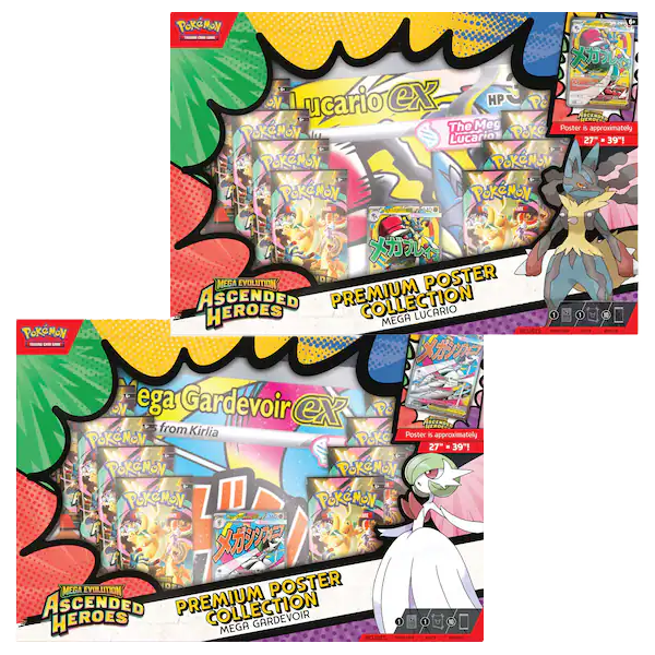Pokémon TCG: Mega Evolution - Ascended Heroes Premium Poster Collection