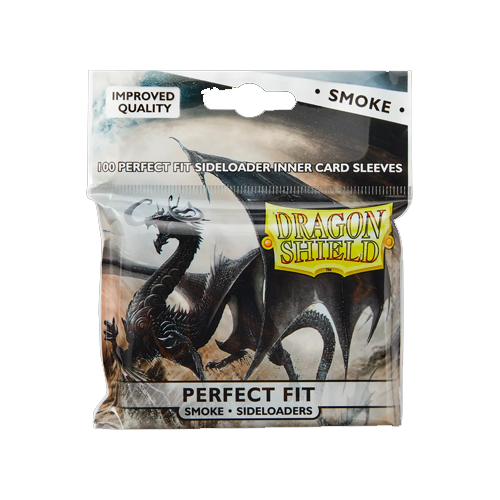 Dragon Shield - Standard - Sideloading Smoke Perfect Fit Sleeves (x100)
