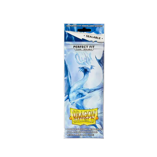 Dragon Shield - Standard Size - Sealable Perfect Fit Sleeves (x100)