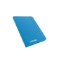 Gamegenic blue 18 pocket card album with elastic band for secure card storage