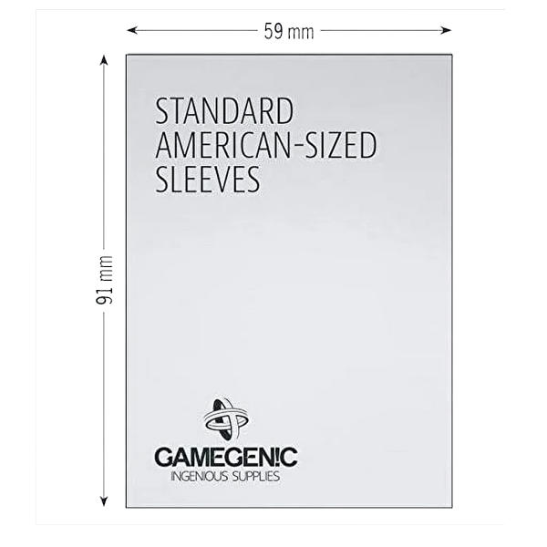 Gamegenic - Standard - Outer Sleevees - Matte (50)