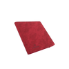 Gamegenic red 24 pocket trading card album with durable textured cover for card organization